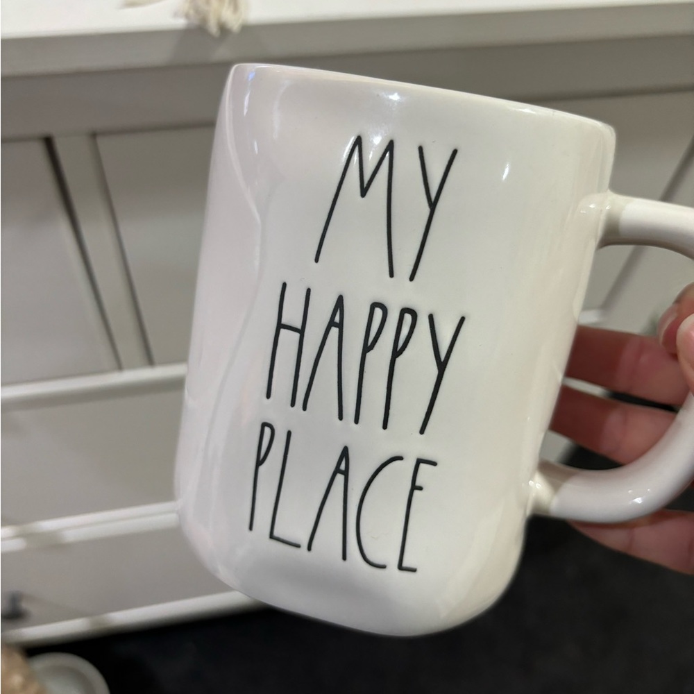 Brand new! Rae Dunn happy place mug